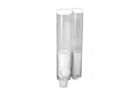 Suporte conjugado para copos de &aacute;gua e caf&eacute;