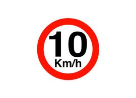 Placa sinaliza&ccedil;&atilde;o - 10 Km