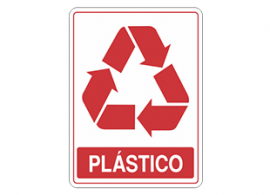 Placa Recicl&aacute;vel - Pl&aacute;stico