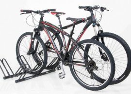 Biciclet&aacute;rio de ch&atilde;o para estacionamento de um lado