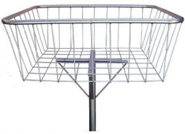 Lixeira tipo aramada para rua